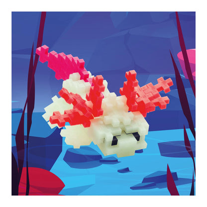 100 BLOCS CRÉATIFS POUR CONSTRUIRE UN AXOLOTL