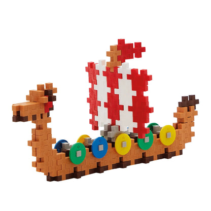 100 BLOCS CRÉATIFS POUR CONSTRUIRE UN BATEAU VIKING