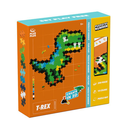 PUZZLE CRÉATIF DE 250 BRIQUES DE CONSTRUCTION T-REX