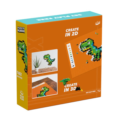 PUZZLE CRÉATIF DE 250 BRIQUES DE CONSTRUCTION T-REX