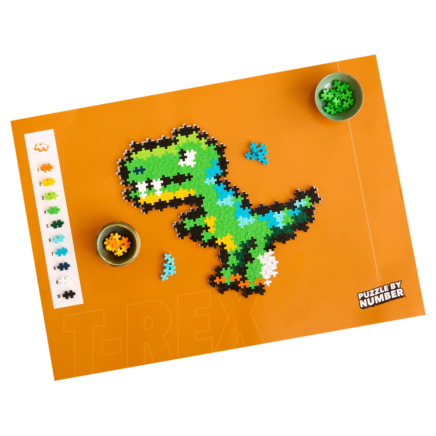 PUZZLE CRÉATIF DE 250 BRIQUES DE CONSTRUCTION T-REX
