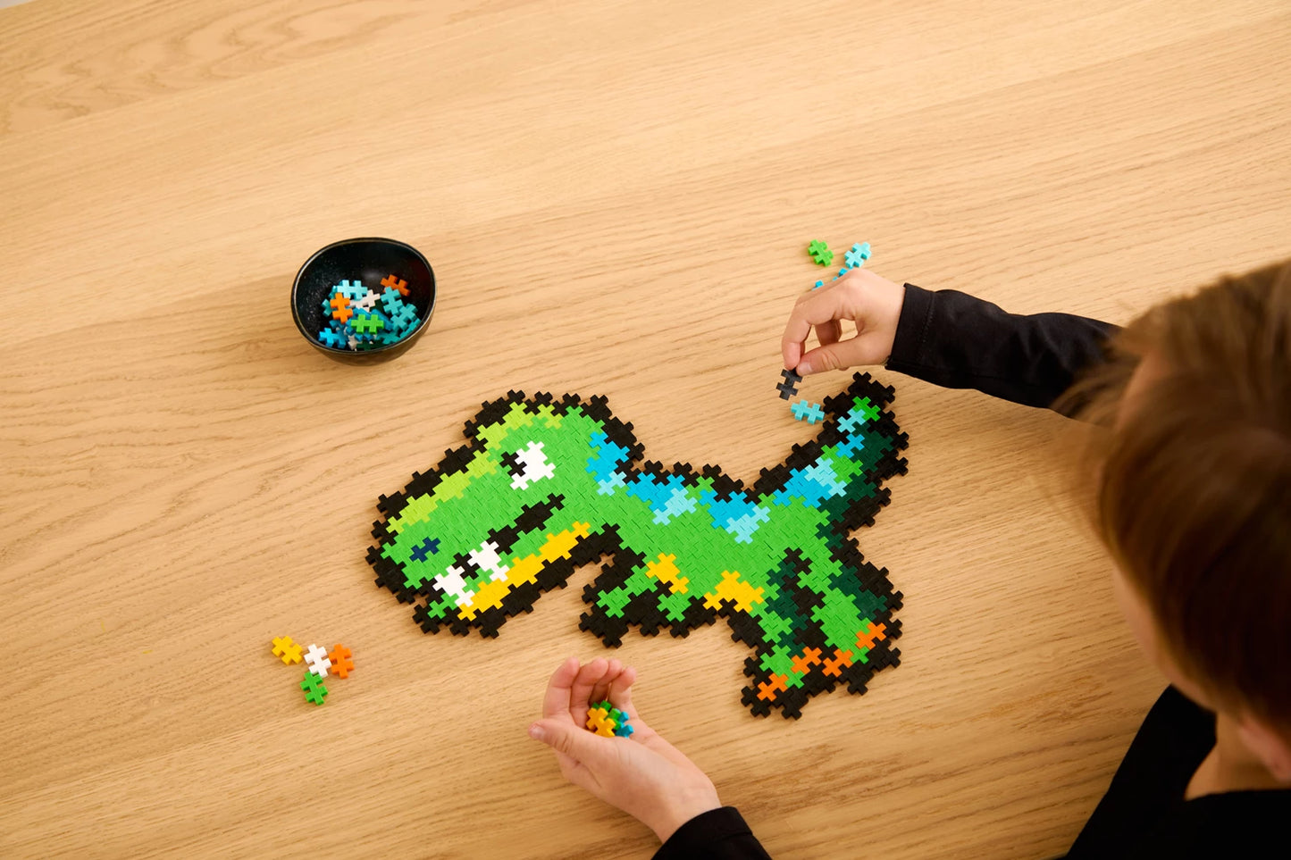 PUZZLE CRÉATIF DE 250 BRIQUES DE CONSTRUCTION T-REX