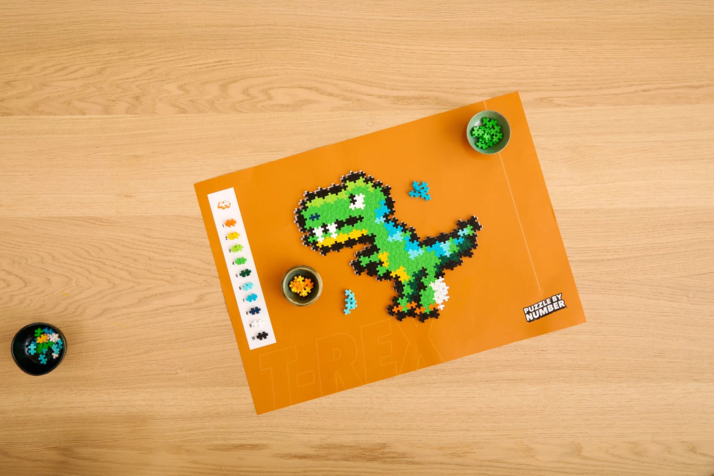 PUZZLE CRÉATIF DE 250 BRIQUES DE CONSTRUCTION T-REX