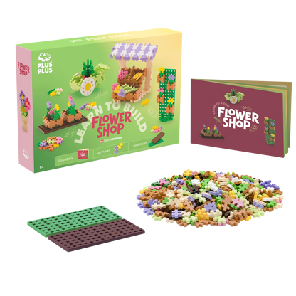 MAGASIN DE FLEURS AVEC 600 BLOCS DE CONSTRUCTION CRÉATIFS