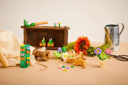 MAGASIN DE FLEURS AVEC 600 BLOCS DE CONSTRUCTION CRÉATIFS