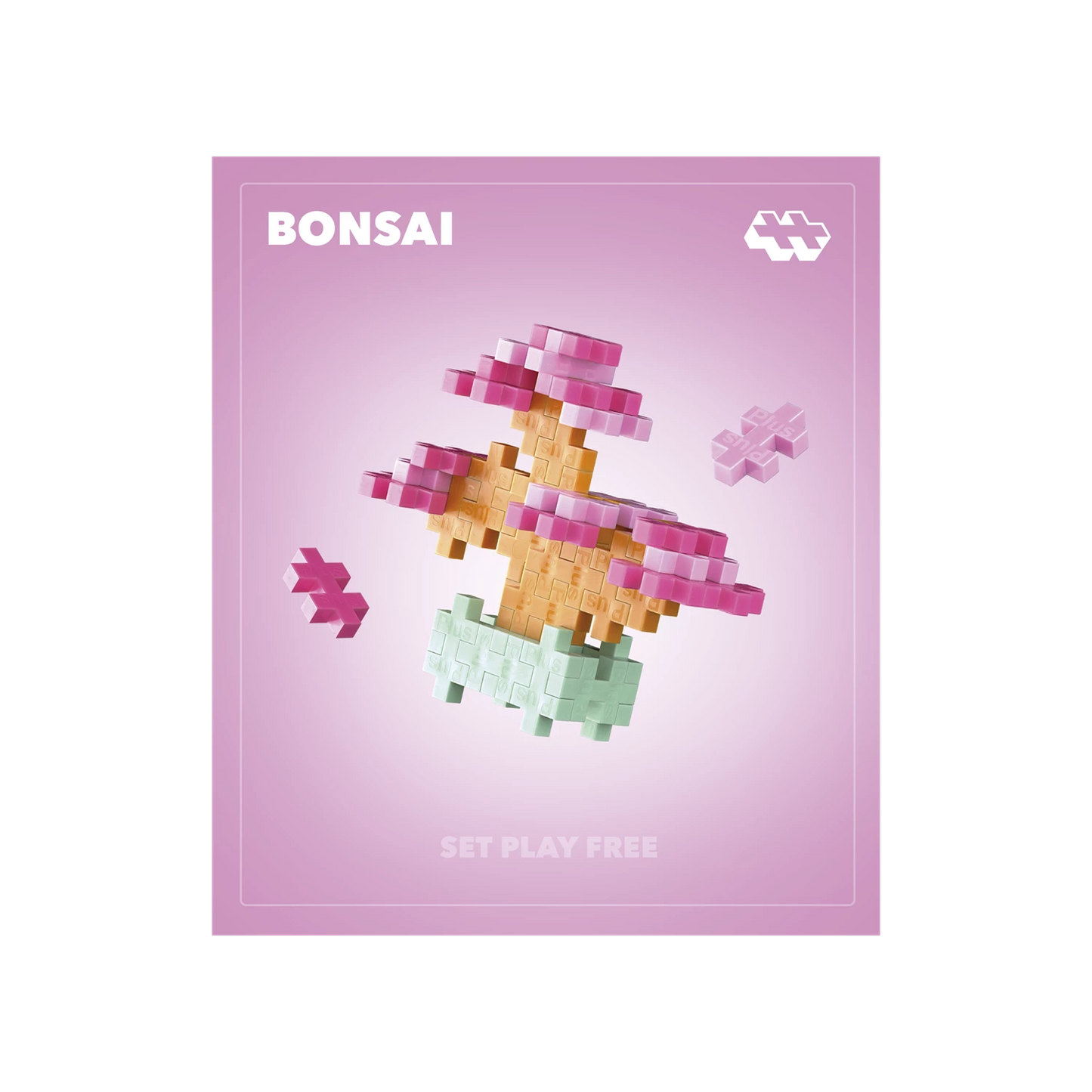 50 BLOCS CRÉATIFS POUR CONSTRUIRE UN BONSAÏ (ROSE)