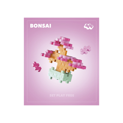 50 BLOCS CRÉATIFS POUR CONSTRUIRE UN BONSAÏ (ROSE)