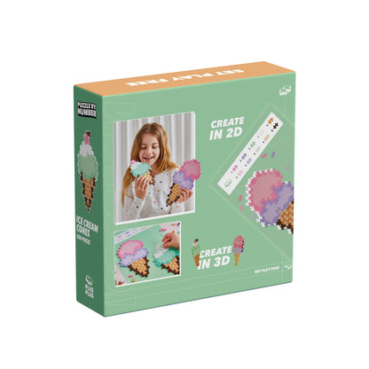 250 BLOCCHI CREATIVI PER COSTRUIRE UN CONO GELATO
