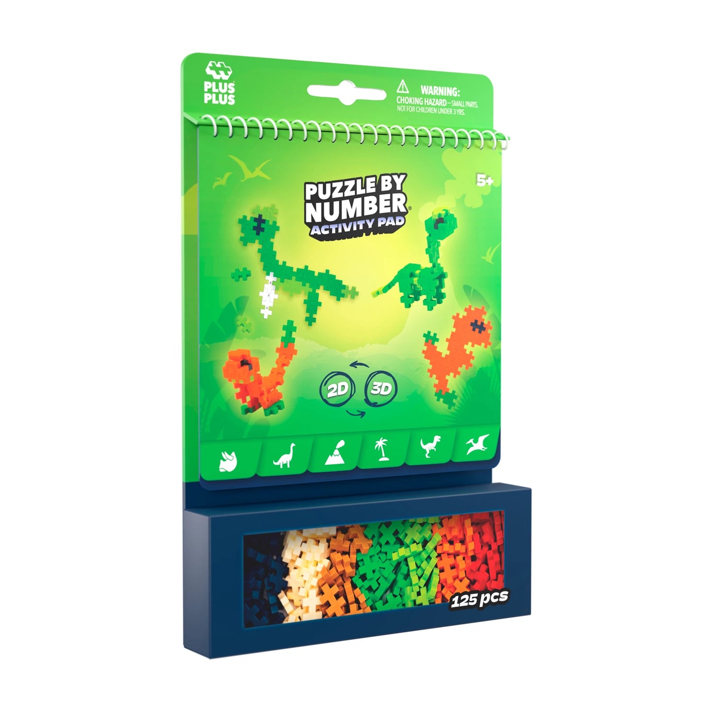 125 PUZZLES CRÉATIFS AVEC DES BRIQUES DE CONSTRUCTION EN FORME DE DINOSAURE