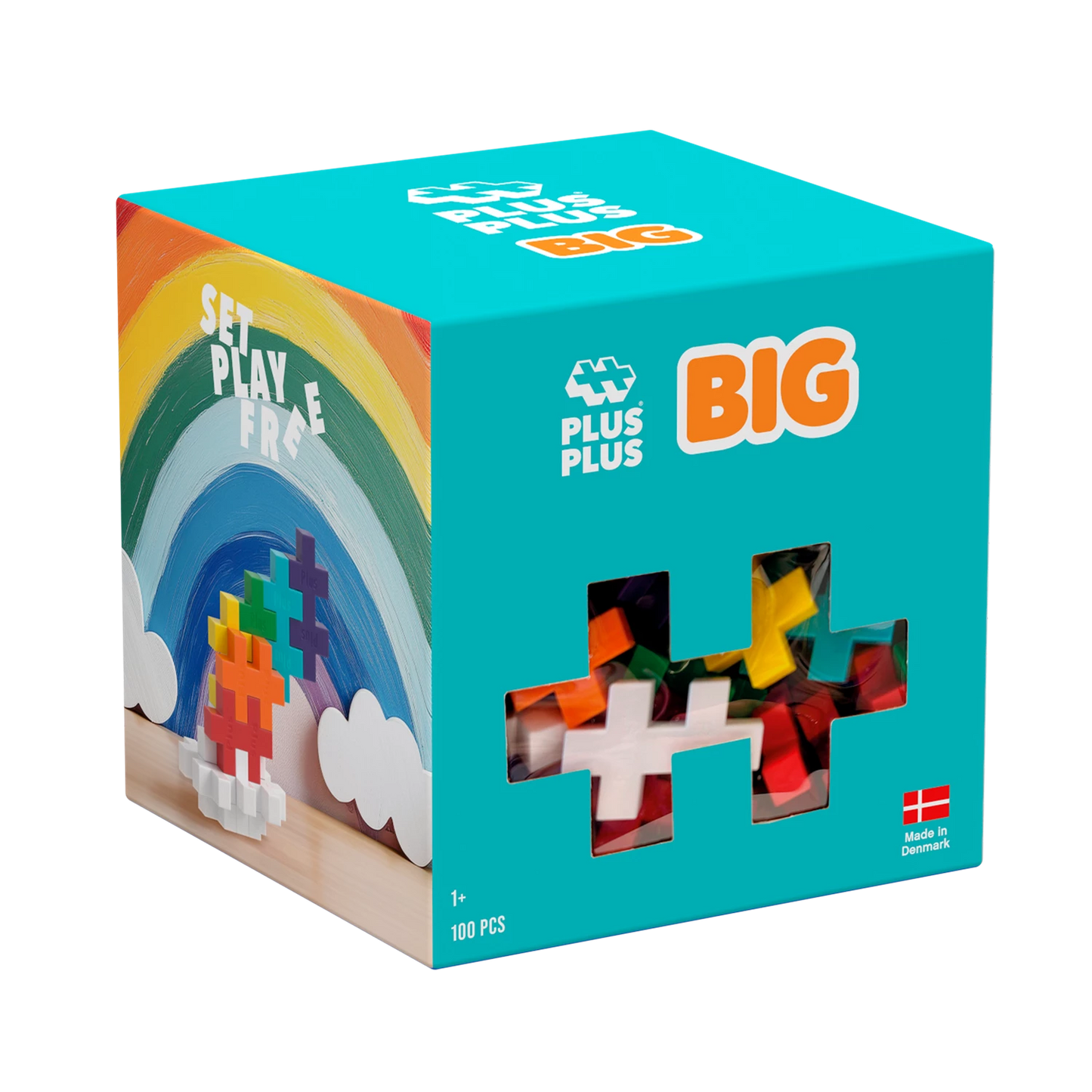 100 GRANDS BLOCS CRÉATIFS ARC-EN-CIEL