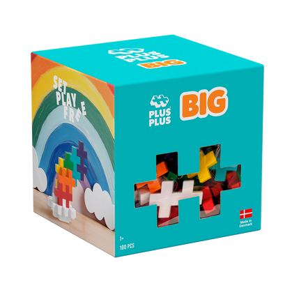 100 GRANDS BLOCS CRÉATIFS ARC-EN-CIEL