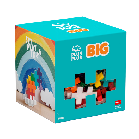 100 GRANDS BLOCS CRÉATIFS ARC-EN-CIEL