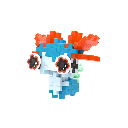 31 BLAUE AXOLOTL-KREATIVBLÖCKE