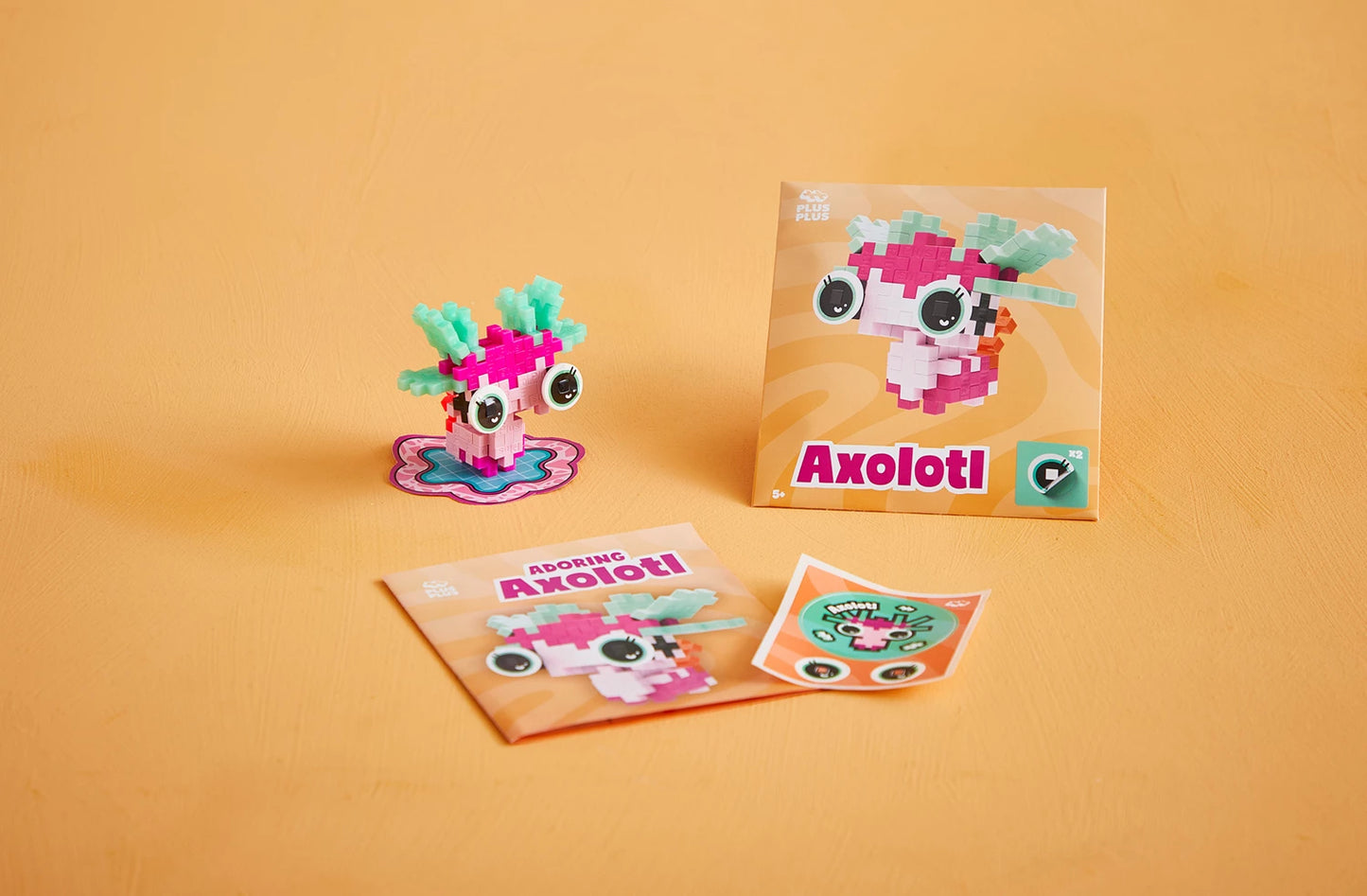 31 KREATIVE ROSAFARBENE AXOLOTL-BLÖCKE