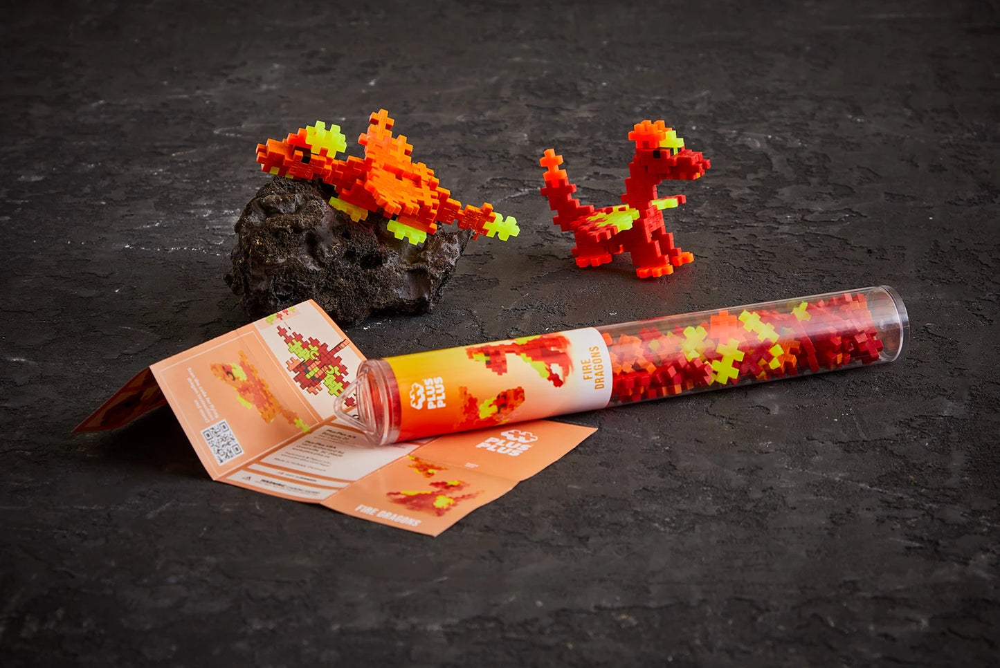 100 BLOCS CRÉATIFS DRAGON DE FEU