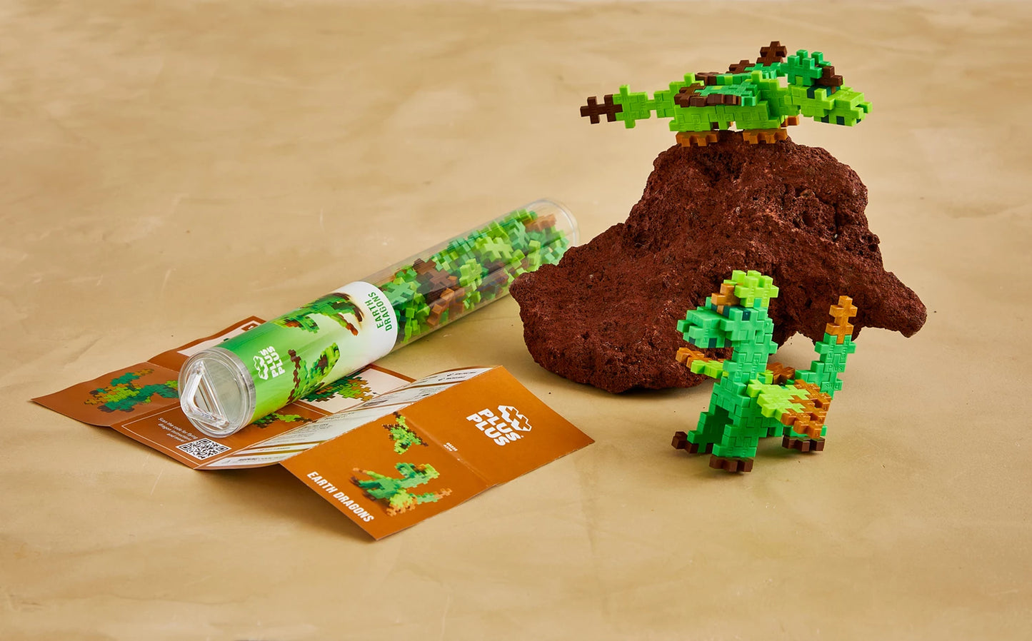 100 BLOCS CRÉATIFS POUR CONSTRUIRE LE DRAGON DE TERRE