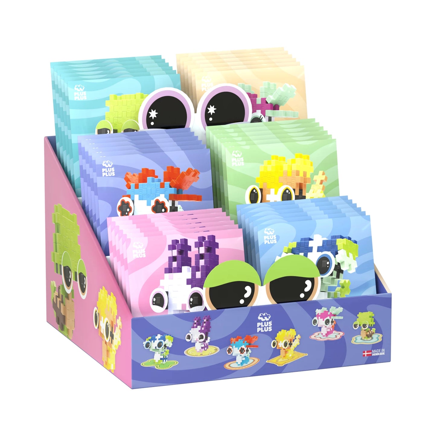 PRÉSENTOIR CRÉATIF DE BLOCS DE CONSTRUCTION ANIMAUX MIGNONS 6X6