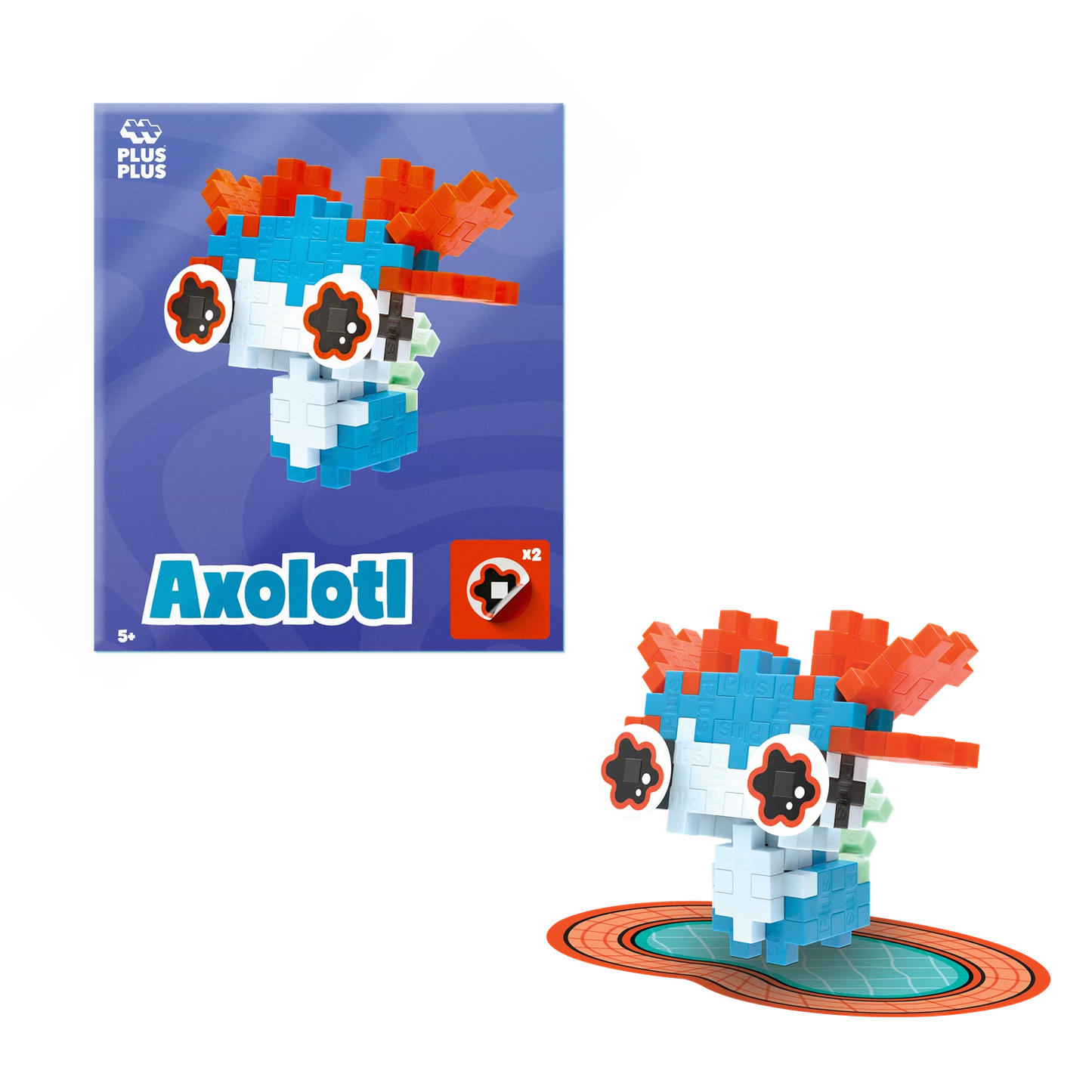 PRÉSENTOIR CRÉATIF DE BLOCS DE CONSTRUCTION ANIMAUX MIGNONS 6X6