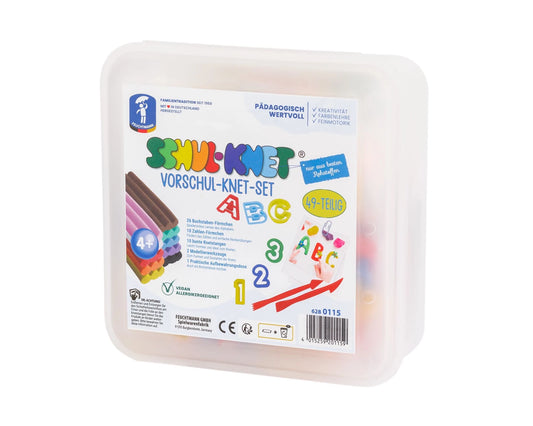 SET DI PLASTILINA PER LA SCUOLA MATERNA, 49 PEZZI.