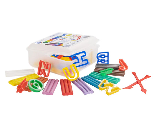 SET DI PLASTILINA PER LA SCUOLA MATERNA, 49 PEZZI.