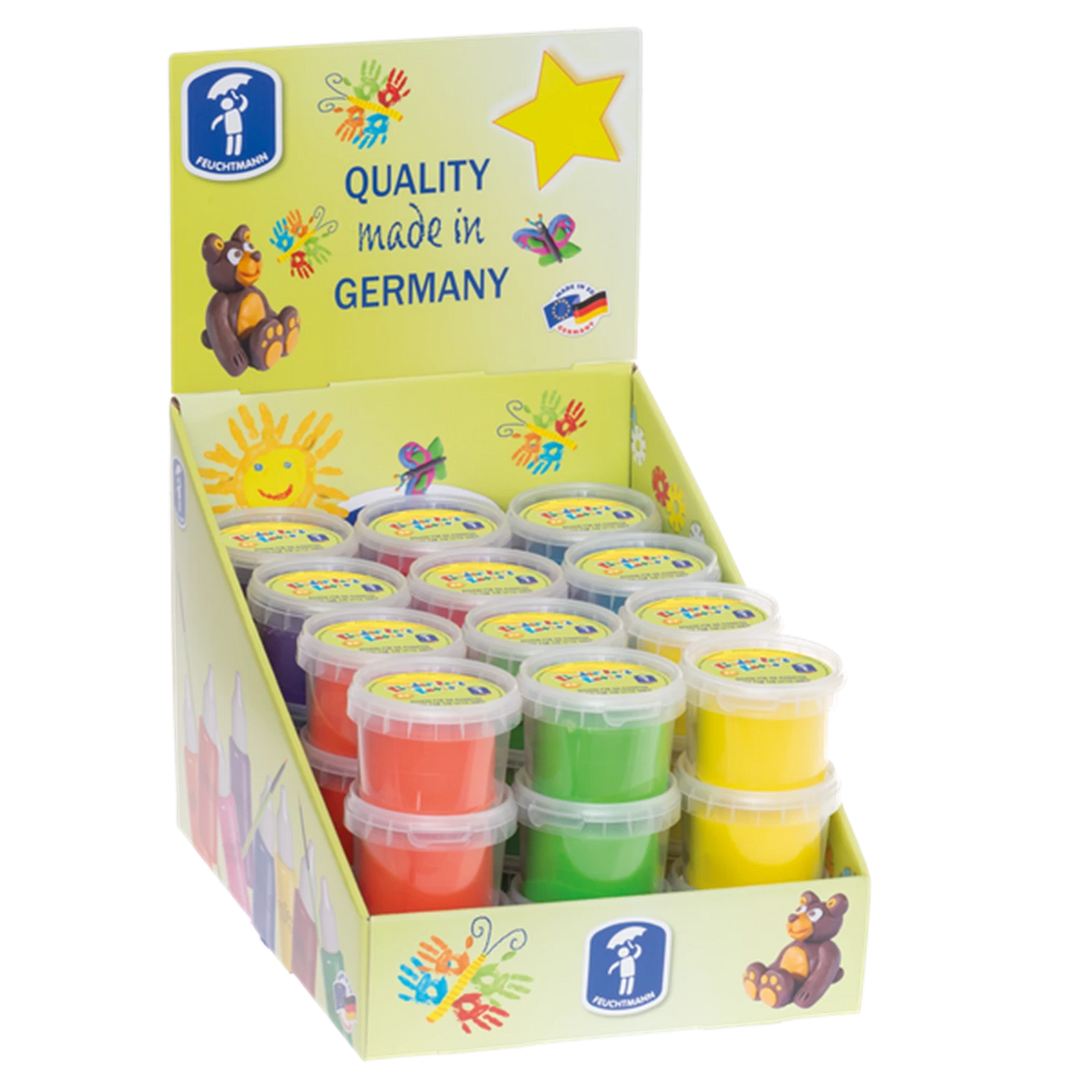 PRÉSENTOIR KINDER SOFT CLAY 36X100G 6X6ASS