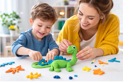 PÂTE À MODELER SOUPLE POUR ENFANTS BASIC 4X80G