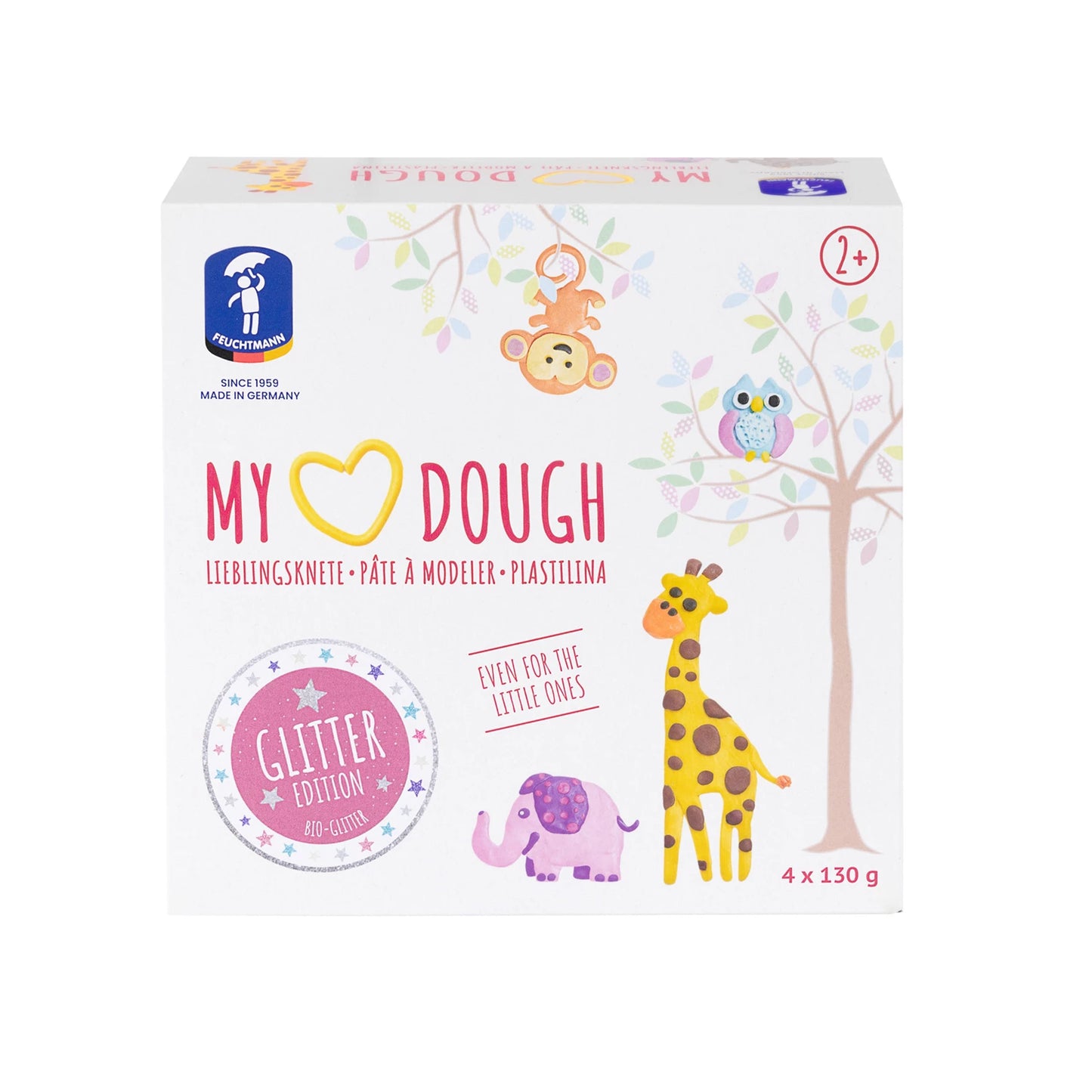 MA PÂTE À MODELER PRÉFÉRÉE, PAILLETÉE, 4X130G