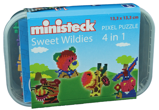 MINISTECK ANIMALI SELVATICI 4 IN 1 500 PEZZI