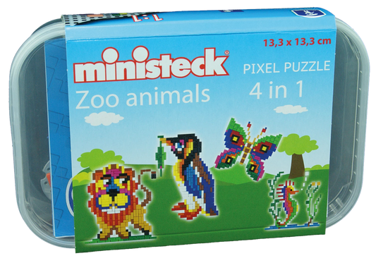MINISTECK ANIMALI 4 IN 1 500 PEZZI
