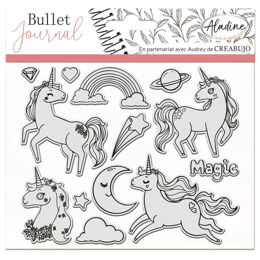 MOULE BALLES UNICORNES TRANSPARENTES