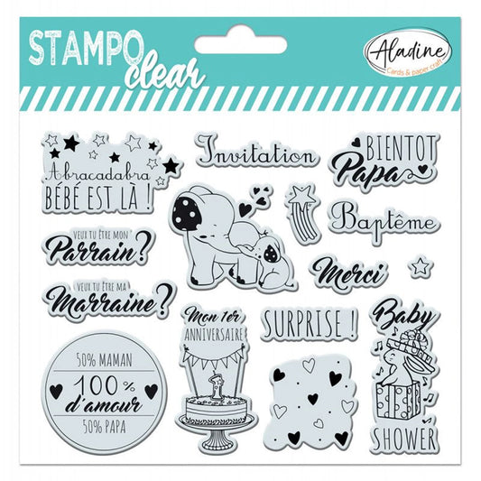 TAMPON TRANSPARENT BÉBÉ