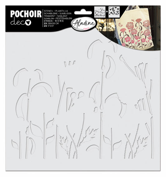 POCHOIR POUR UNE NATURE QUI S'ACCROCHE