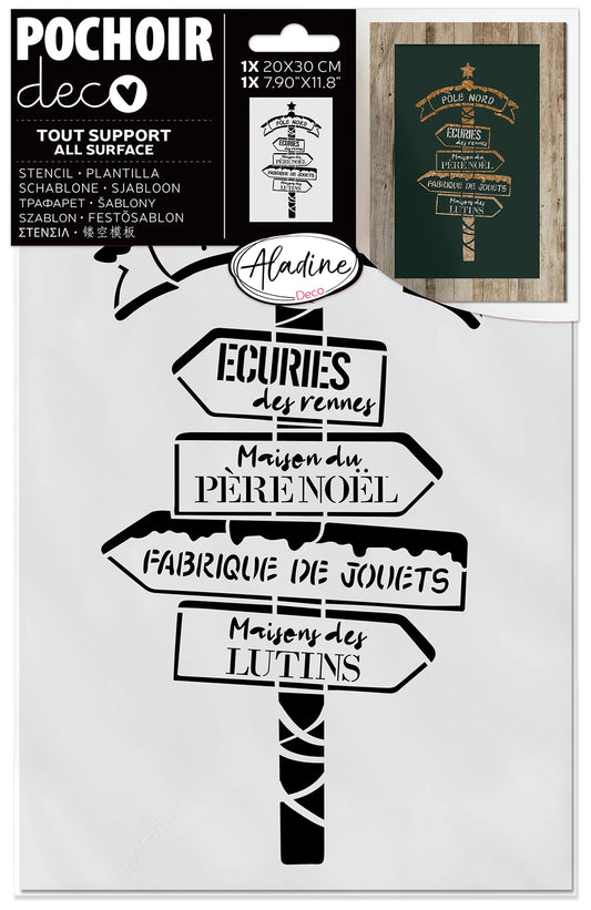 - STENCIL DECORATIVO NATALIZIO -