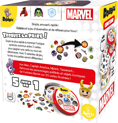 DOBBLE MARVEL EMOJI (ÖKO-HÜLLE) (FR)