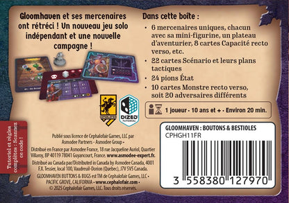 GLOOMHAVEN - BOUTONS ET BESTIOLES (FR)