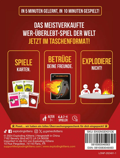 EXPLODING KITTENS GRAB&GAME (IT)
