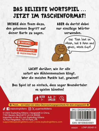 POESIE FÜR DEN NEANDERTALER GRAB&GAME (DE)
