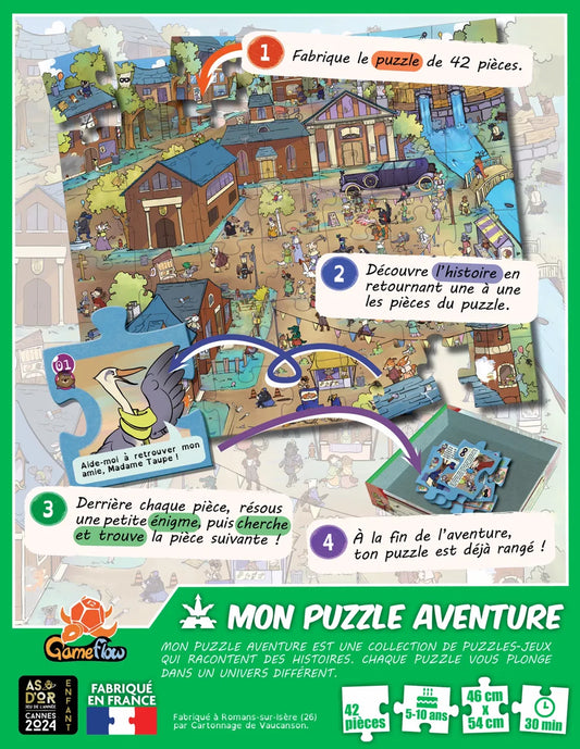 GAMEFLOW - MON PUZZLE AVENTURE : I PICCOLI DETECTIVE (FR) - F