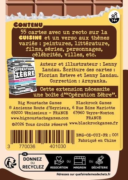 BLACKROCK GAMES - OPERATION ZEBRA EXT. KÜCHE (FR) - F