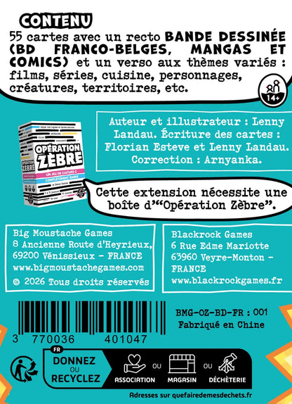 BLACKROCK GAMES - OPÉRATION ZÈBRES EXT. BD (FR) - F