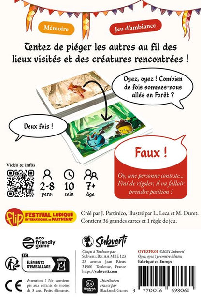 OYEZ, OYEZ! (FR)