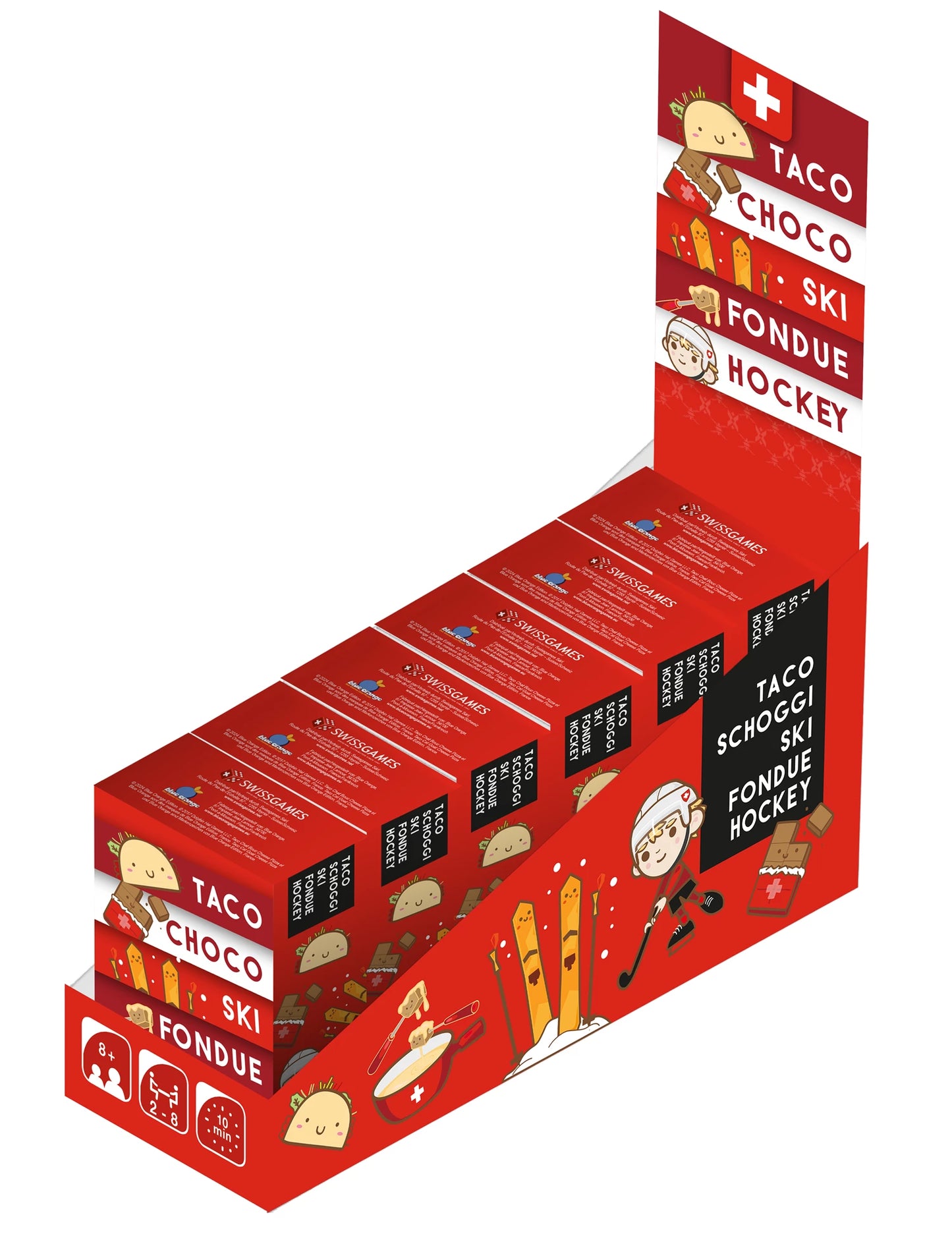 TACO SCHOGGI FONDUTA DI SCI HOCKEY (FR-DE)