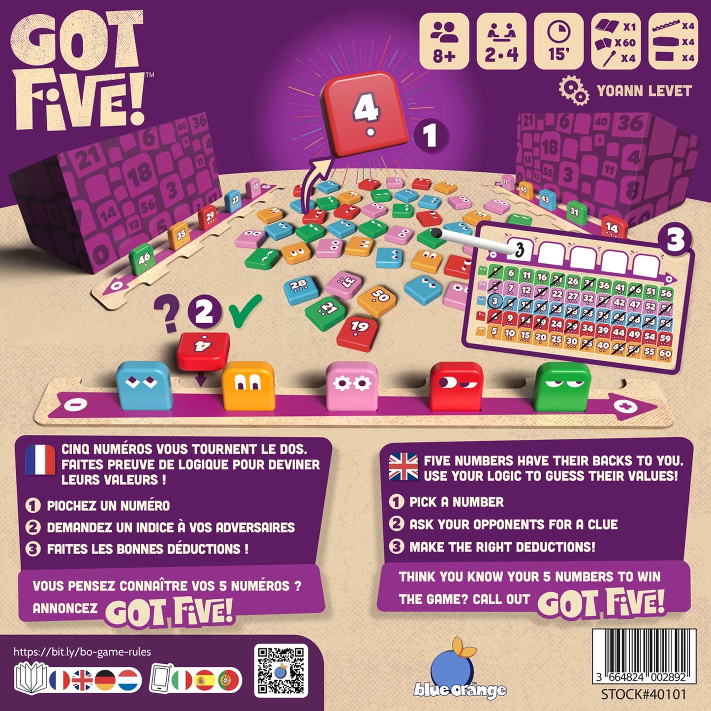 BLUE ORANGE - HO CINQUE (FR-DE-IT-EN-NL-SP-PL-RU) - F/D/I/ML