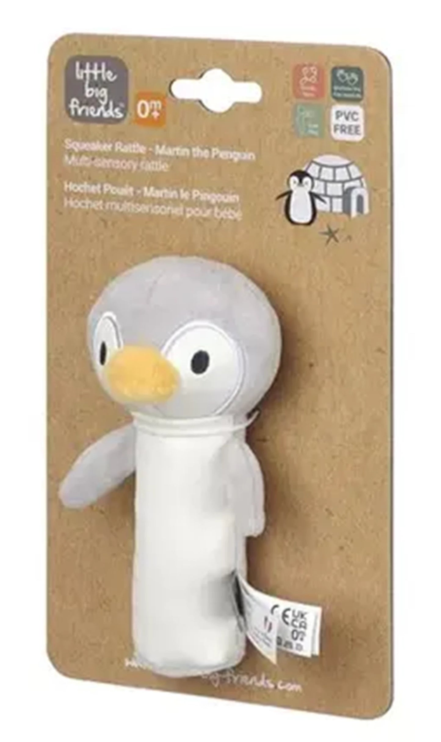 LITTLE BIG FRIENDS - QUIETSCH-RASSEL MARTIN DER PINGUIN - F/D/I/ML