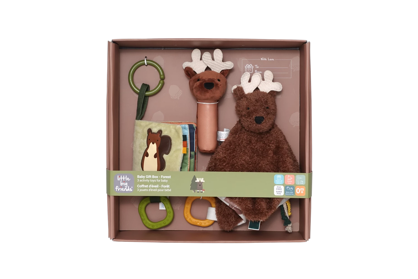 LITTLE BIG FRIENDS - LBF COFFRET D'ÉVEIL FORÊT - F/D/I/ML