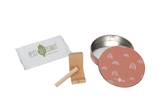 BABY BOX ROUND - REGENBOGEN TERRAKOTTA