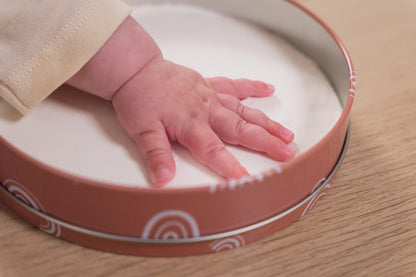 BABY BOX ROUND - REGENBOGEN TERRAKOTTA