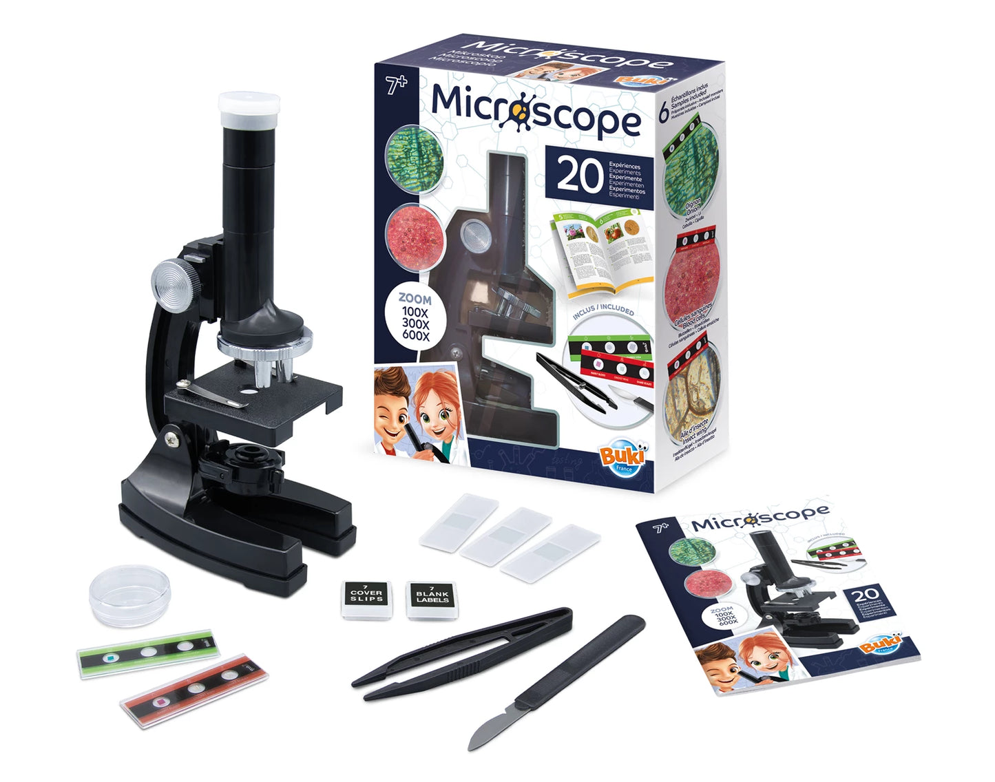 BUKI - MICROSCOPE 20 EXPÉRIENCES - F/D/I/ML