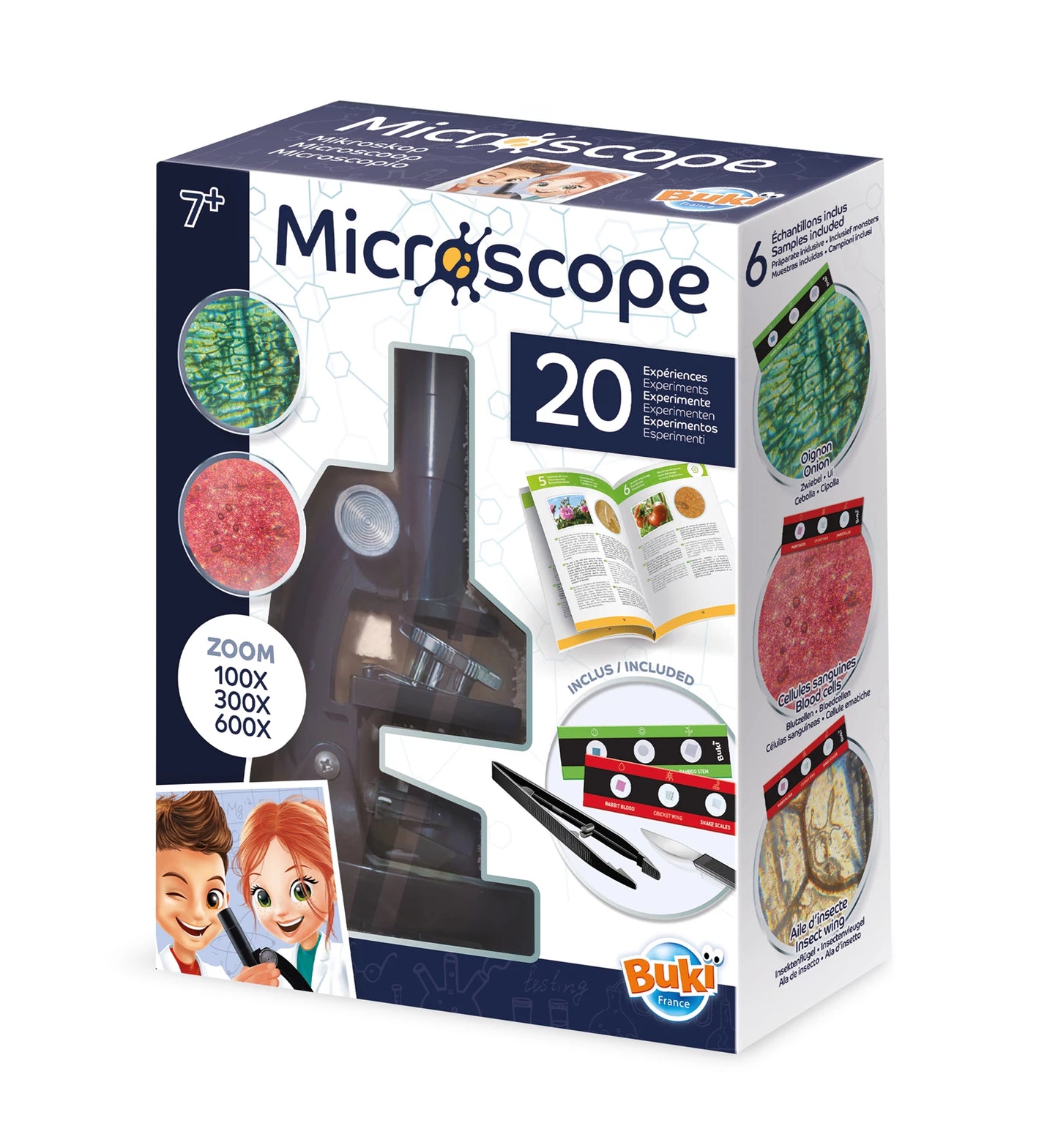 BUKI - MICROSCOPE 20 EXPÉRIENCES - F/D/I/ML