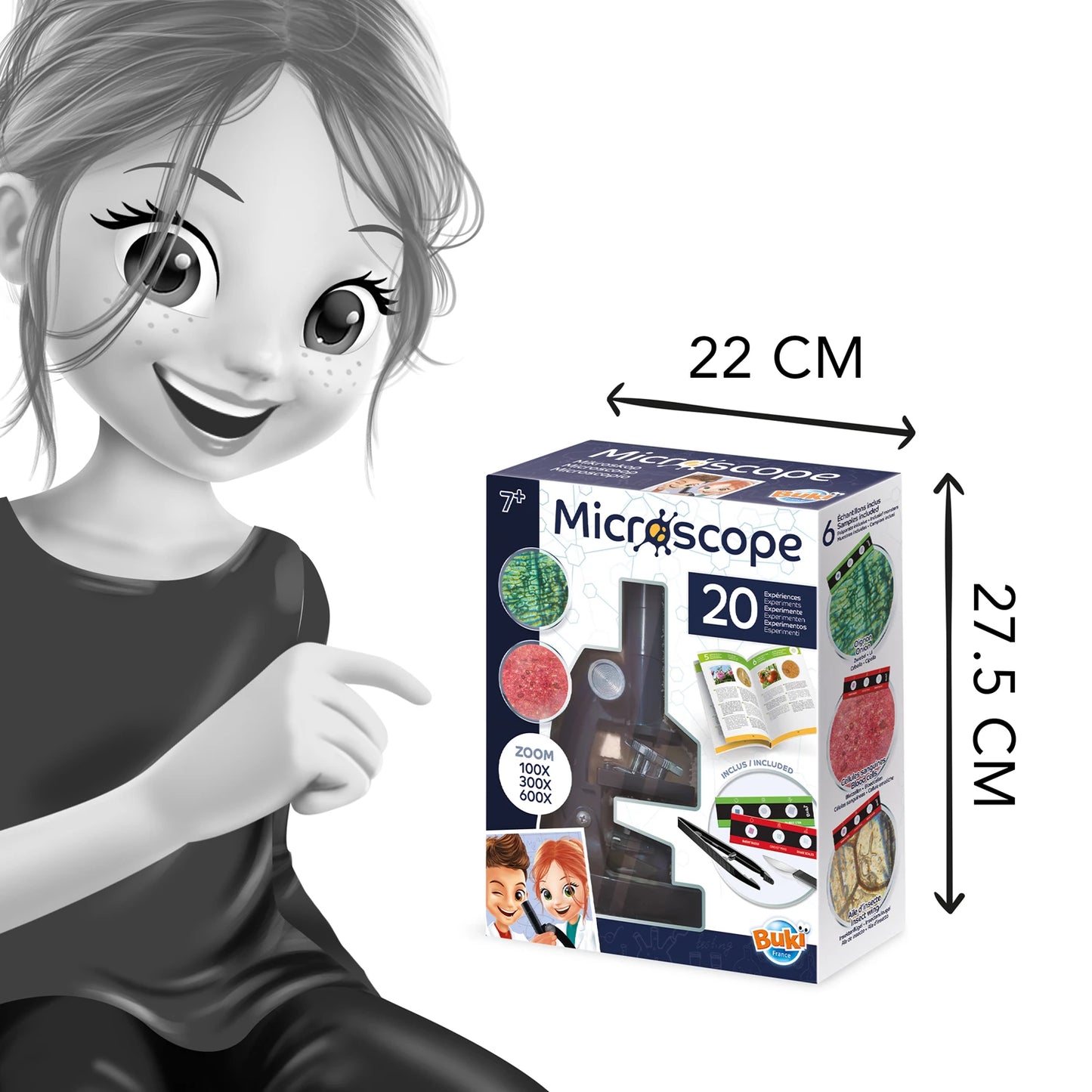 BUKI - MICROSCOPE 20 EXPÉRIENCES - F/D/I/ML